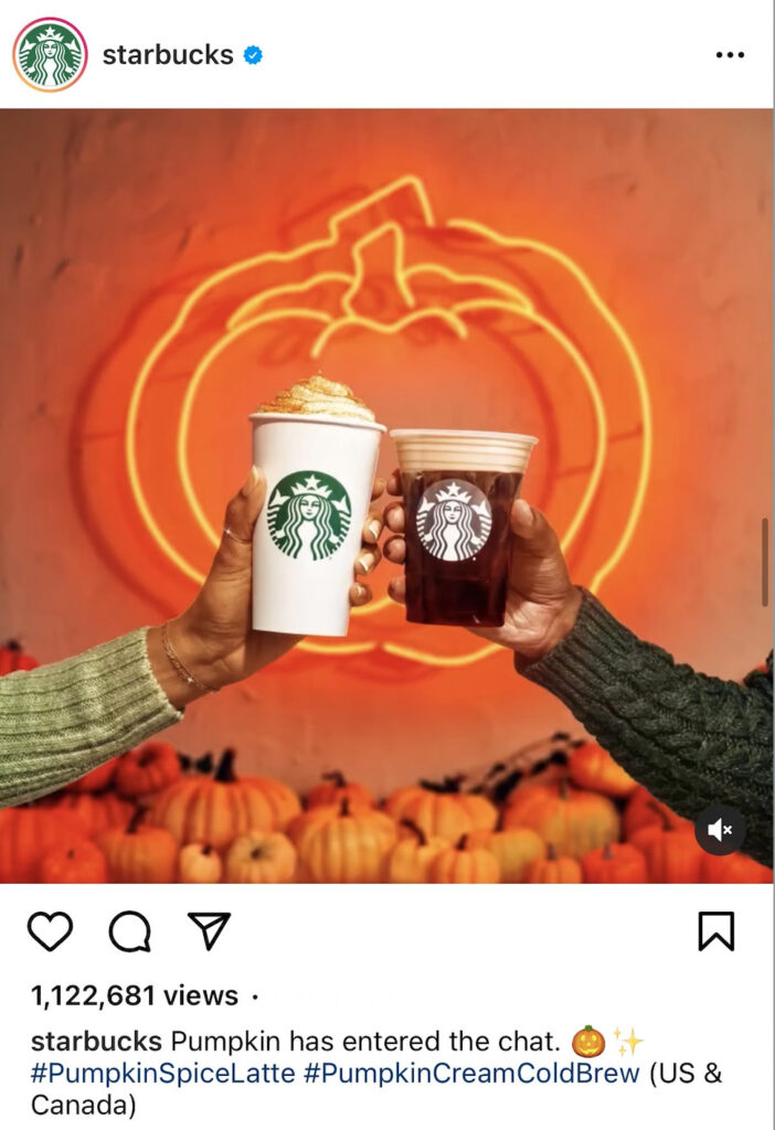 Starbucks’s Pumpkin Spice Latte